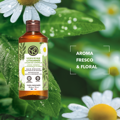 Banho Duche Lúcia-Lima & Flor de Camomila - 400 ml | Yves Rocher Portugal